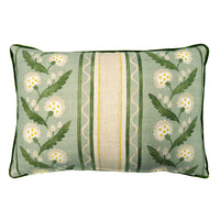 Polly Stripe Cushion Moss