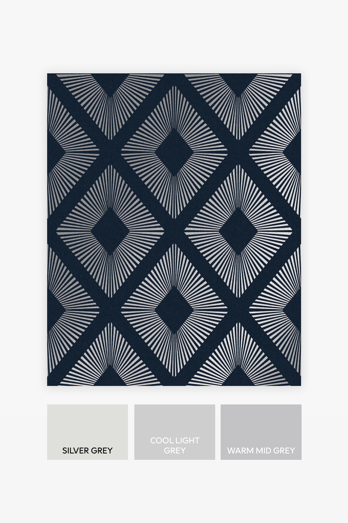 Deco Triangle Navy