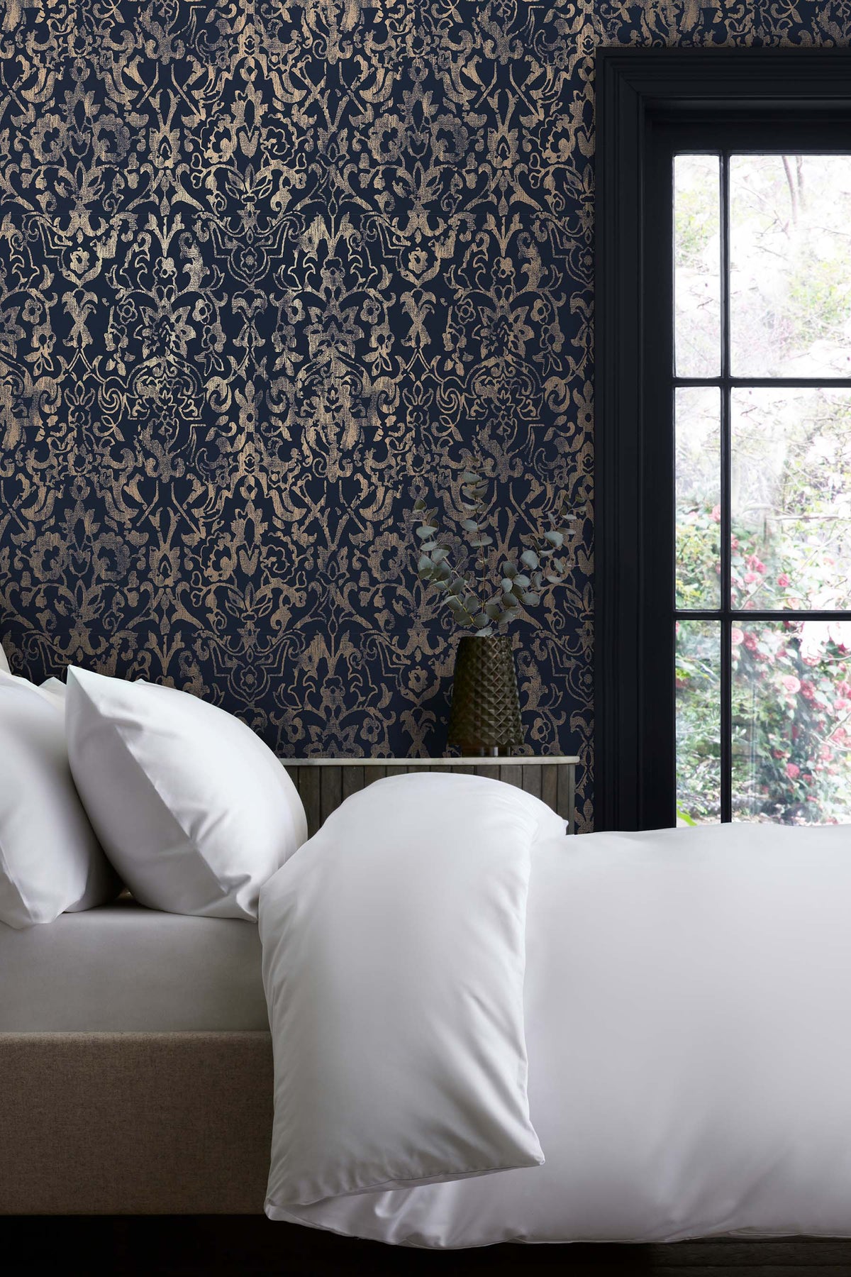 Majestic Damask Navy