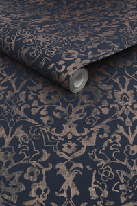 Majestic Damask Navy