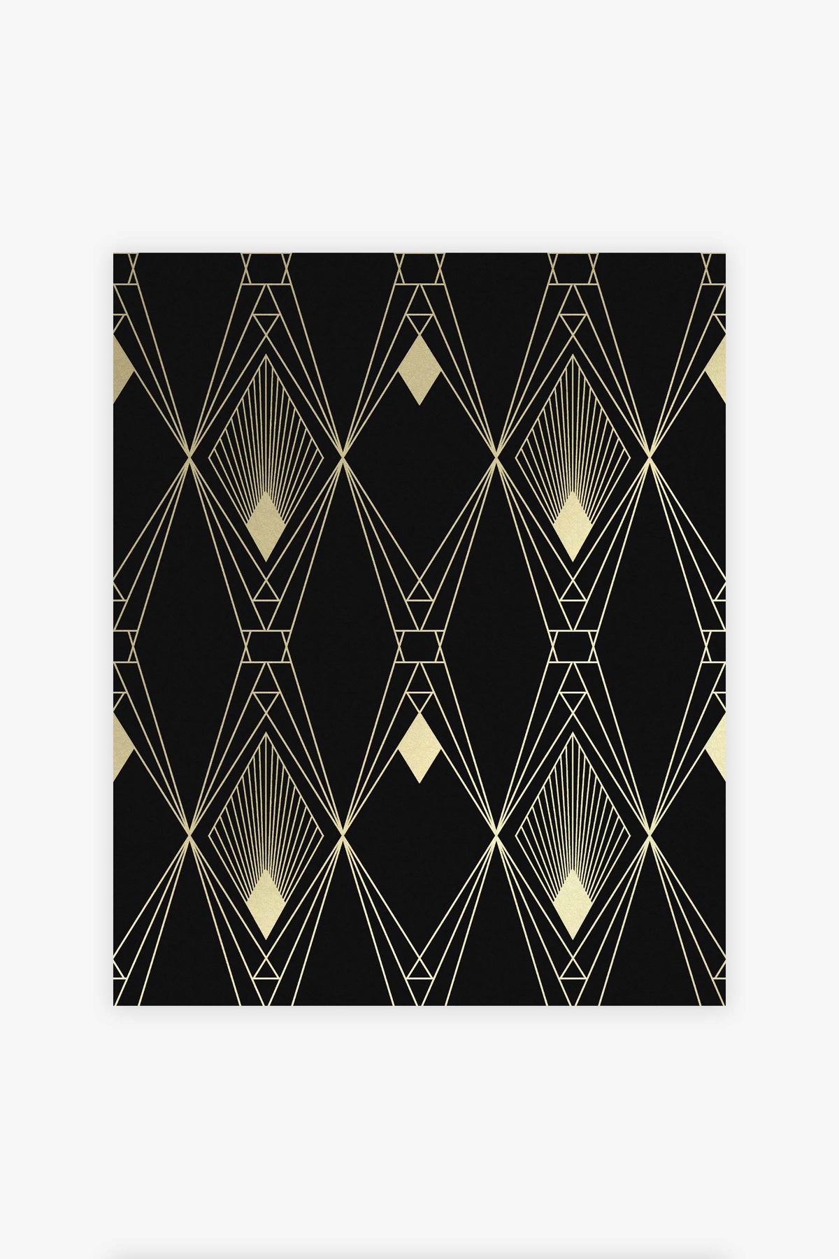 Deco Geometric Black