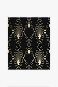 Deco Geometric Black