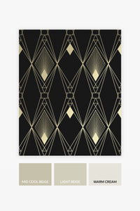 Deco Geometric Black