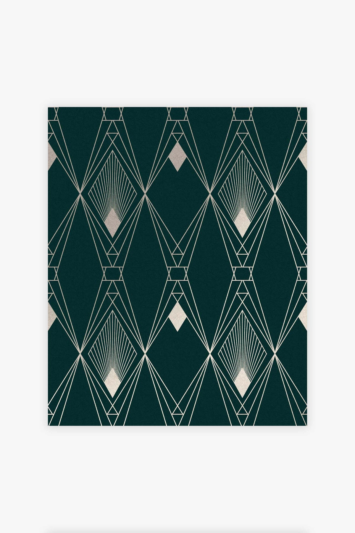 Deco Geometric Teal