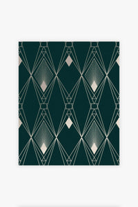 Deco Geometric Teal