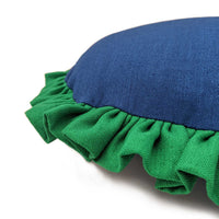 Juno Round Cushion Cobalt