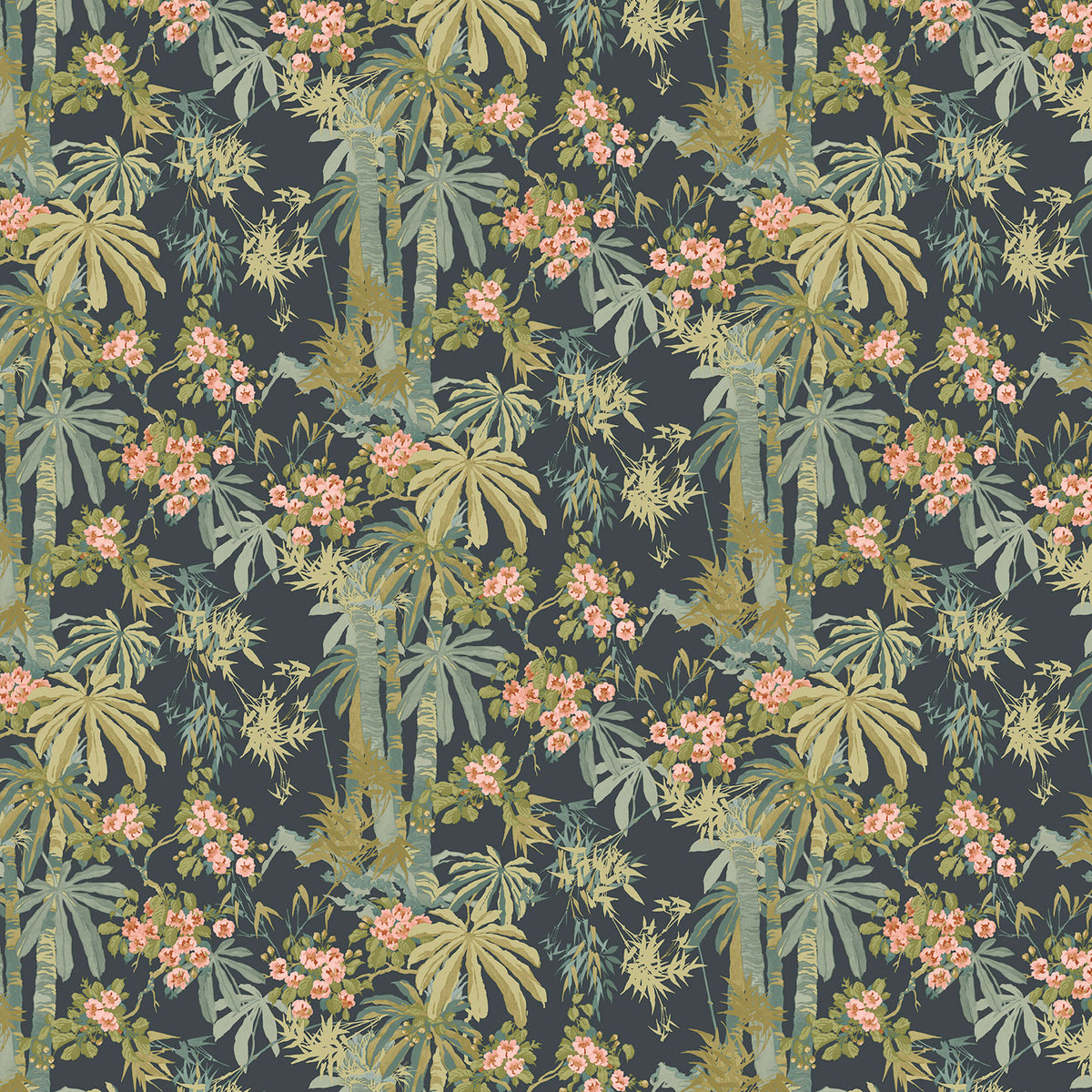 Bamboo Garden - Navy