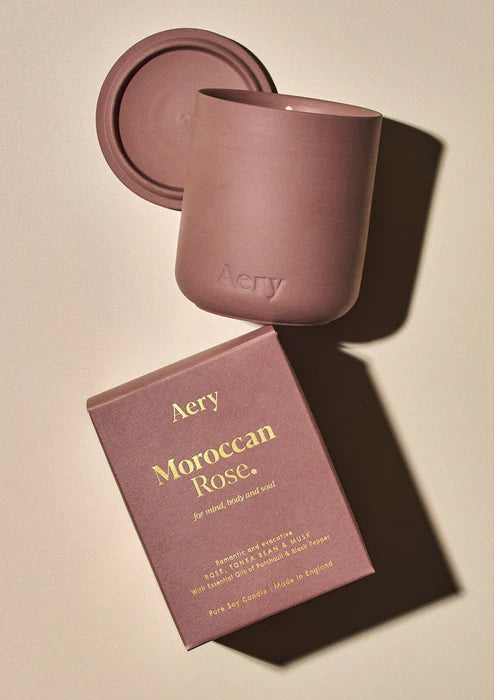 Aery Moroccan Rose Scented Candle 280g